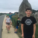 A walk/unicycle along the road to see the stones.