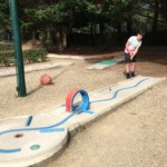 Ben at crazy golf