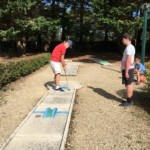 Eric playing crazy golf