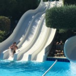 Nate about to hit the water