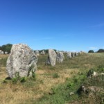 Ancient standing stones at Carnac