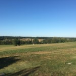View of the countryside from the pool area.