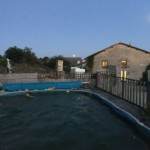 Moon over our house.